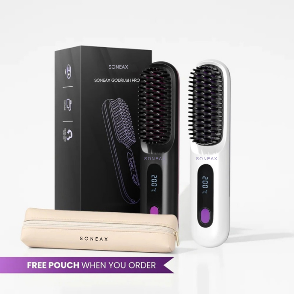 Portable Straightener Brush - GoBrush PRO
