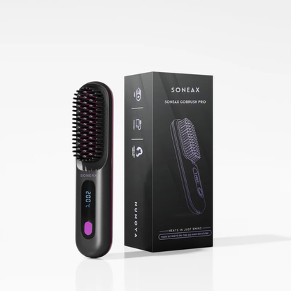 Soneax Portable Straightener Brush - GoBrush PRO