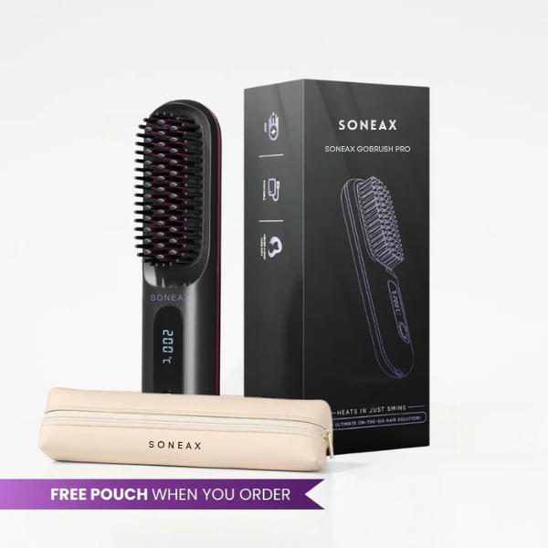 Portable Straightener Brush - Soneax GoBrush PRO